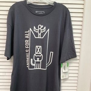 Animals for All, Cotton tshirt by Surf Line Hawaii, Men’s XL